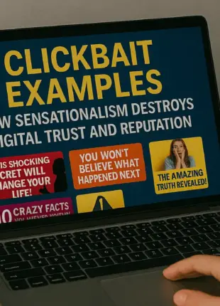 Clickbait Examples: How Sensationalism Destroys Digital Trust and Reputation